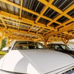 backyarddiscovery kingsport cedar wood carport