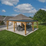 backyarddiscovery kingsport cedar wood carport