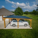 backyarddiscovery kingsport cedar wood carport