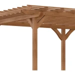 outsunny 12x20 wood pergola