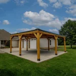 backyarddiscovery kingsport cedar wood carport