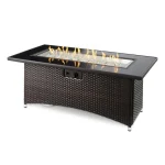 outdoorrooms linear propane fire pit