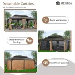 outsunny 12x20 gazebo
