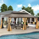 outsunny 12x20 gazebo