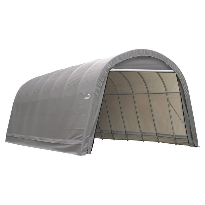 shelterlogic 15x28x12 round top shelter