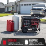 Generac 13000w dual fuel generator