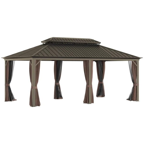 outsunny 12x20 gazebo